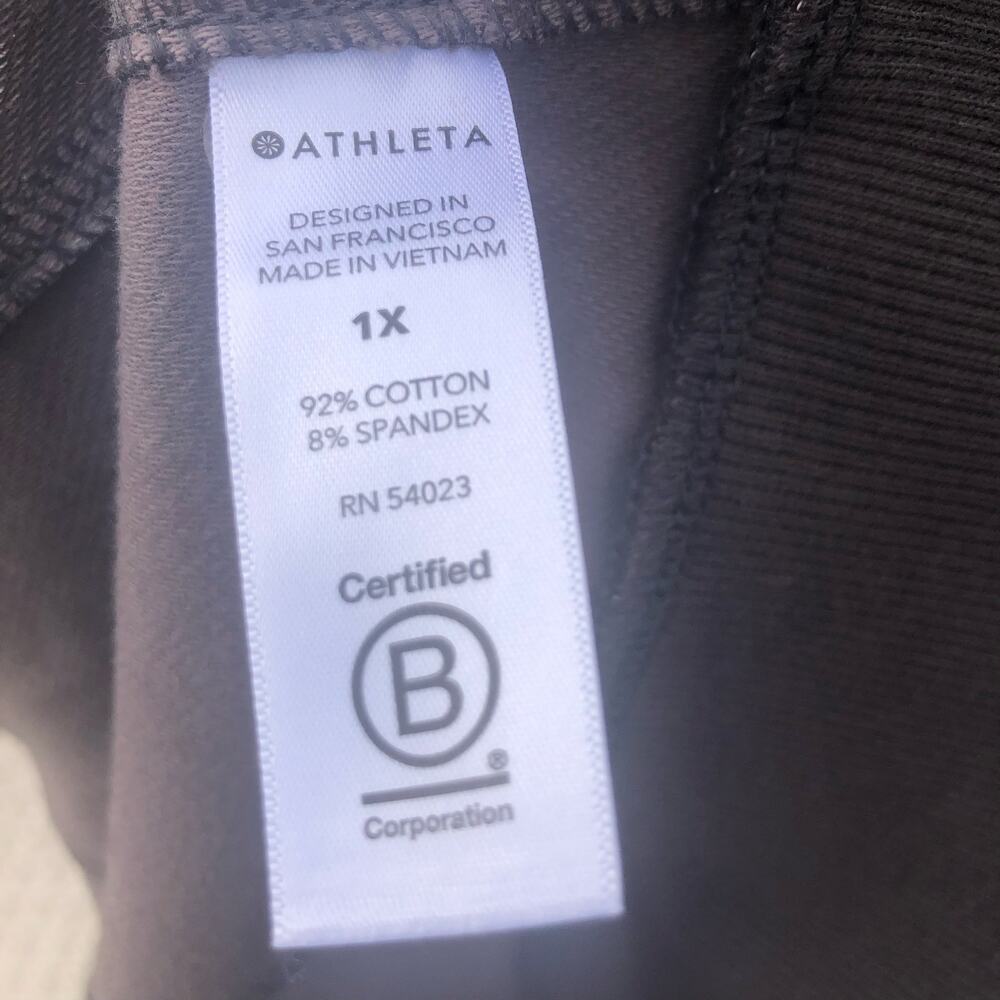Athleta Farallon Camo Crewneck Sweatshirt Plus 1X - Picture 5 of 6